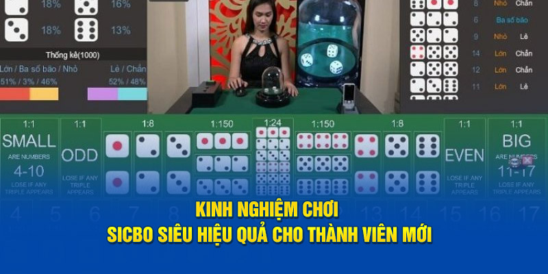 Kinh nghiệm chơi sicbo siêu hiệu quả cho thành viên mới